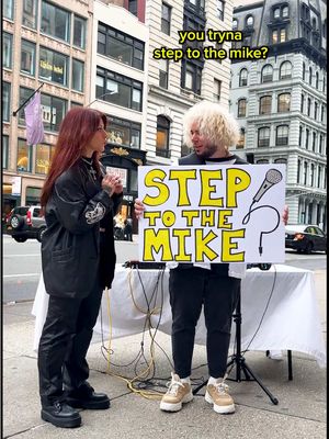 SHE cleared the whole calendar for this vibe 📅💨 @LEXXE #steptothemike #streetperformer #publicperformance #freestyle 