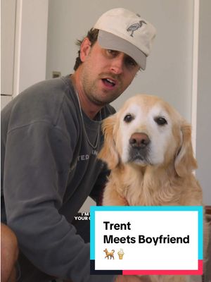 If Trent doesn’t steal your girl, Bobo will. 🐕🍦 #relationships #trent #therival