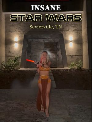 🚀✨ Prepare for a mind-blowing adventure! ✨🚀 🌌 A brand-new Star Wars–themed Airbnb with immersive planetarium has just landed in Sevierville, Tennessee @the_forgottenforest and it’s the only one in the world with a fully immersive planetarium experience! 🌠🌌  ‼️ This is your sneak peek at one of the coolest places ever to be built!!!  👩‍👧 My daughter and I had the most epic weekend exploring this place. From watching the stars ✨ dance above us in every room 🌌 to stepping into a hangar bay movie room 🎬, it was a dream come true. 💫 🛸 We even bumped into a stormtrooper 👮‍♂️ and discovered hidden surprises around every corner. 😱 🌟 Whether you’re a Jedi 🧘‍♂️ or a Sith 🖤, this place is pure Star Wars magic. 🪐 📍 Location: The Forgotten Forest @the_forgottenforest check out their bio for more info and easy booking for your next Epic adventure!!!  ➡️ Send this to who your going with and follow me @raleighwanderlust for more!! ✨ #tennessee #sevierville #gatlinburg #starwars #starwarstheme   