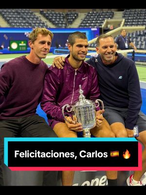 Felicitaciones, @Carlos Alcaraz 🧠❤️🥚🥚! Disfruta el momento y gracias por compartirlo con nosotros 🔥#USOpen #golfer #golftok #sergiogarcia 
