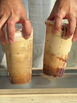 You should try this coffee! Spanish chocolate iced latte Ingredients  Double espresso shot Chocolate syrup  Condensed milk Ice cubes  Milk of choice  #coffeebro #coffeegram #icedlatte #viralcoffee 