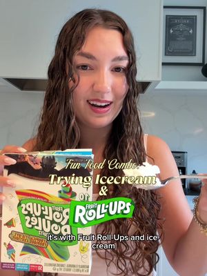 Who knew Fruit Roll-Ups could CRUNCH like this?! 🍦✨ Tropical Tie Dye x ice cream = the snack mashup I didn’t know I needed. Roll it, freeze it, twist it—Fruit Roll-Ups are edible art and the best way to play at any age 🎨  #FruitRollUps #SnackHack #YouBetterBePlaying #ad #GeneralMillsPartner 