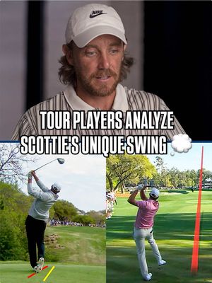 Everyone notices the Scheffler Shuffle, but there's more behind Scottie's unique swing 💭 #golf #scottiescheffler #swing #PGATOUR #unique 