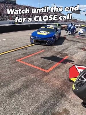 It gets narrow on pit road.