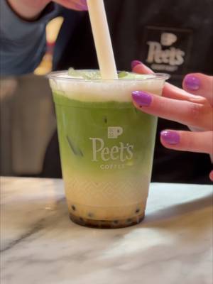 Come with me to try a new fall coffee @ Peet's: Coffee Popping Pearls!