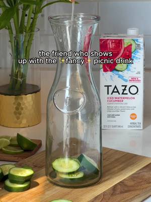 POV: You’re sipping away a sunny afternoon with TAZO 🍉🥒 Juicy watermelon meets cool, crisp cucumber in TAZO Iced Watermelon Cucumber! This caffeine-free refreshment makes for the perfect end of summer treat, anytime 🤩 #SipAwayWithTAZO #TAZOIcedWatermelonCucumber 