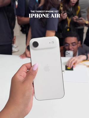 It literally is perfect 📱✨ At 5.6mm the iPhone Air is the thinnest iPhone yet! #iphoneair #iphone #apple 