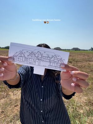 When I tell you I’m so ready and excited to start! I can already picture us living in our home! 🥹🤎🏡 #homeowner #buildingahouse #firsttimehomeowner #newbuild #husbandandwife 