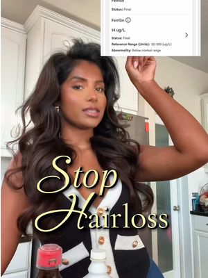 Replying to @Asha ♡ everything is linked in bio on my Amazon storefront front ❤️ be patient and consistent with yourself through this process! #pcos #hairloss #irondeficiency #brownskin #creatorsearchinsight 