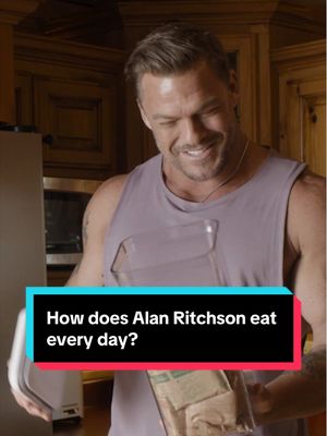 Alan Ritchson walks us through how he eats morning, lunch and dinner. And the man really loves his oatmeal. #alanritchson #reacher #oatmeal