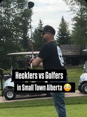 Roasting Golfers with @atomicimprov  #golf #golftiktok #heckler #berta #calgary #yeg #edmonton #funny #golftok #sports