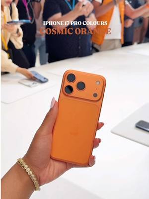 The iPhone 17 Pro & Pro Max Colours 🧡💙🤍 #iphone17pro #iphone17promax #iphone #apple