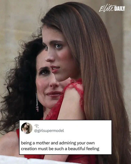 #AndieMacdowell and #MargaretQualley, the ultimate mother-daughter duo. 🌟 Photos: Getty (girlsupermodel on X)