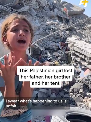 This young Palestinian girl has lost her father, her brother and her shelter to Israeli attacks. Israel has ordered a full evacuation of Gaza City, forcing hundreds of thousands of Palestinians to choose between bombardment or fleeing again to overcrowded camps in the south. #Palestine #Gaza #GazaCity #Israel
