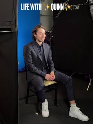 Life is a little brighter with Quinn Hughes in it 🤩 #Hughes #Canucks #NHL 
