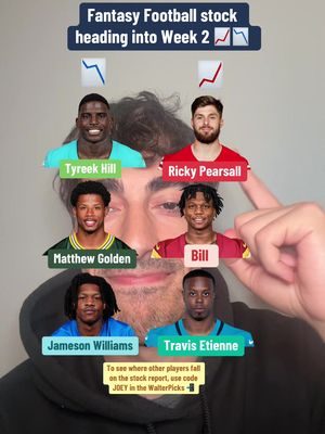 These players are trending up/down in fantasy!! #buccaneerswalterpicks #fantasyfootball #nflfantasy 