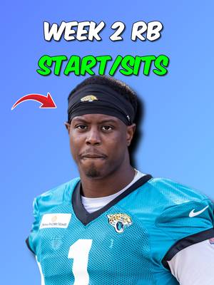 RBs To Start & Sit For Week 2 Fantasy Football 🏆 #nfl #fantasyfootball #fantasyfootballadvice #fyp