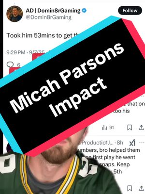 The Parsons hate is so forced at this point #nfl #nflfootball #nflfantasy #fantasyfootball #micahparsons  