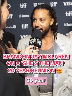 LIVING for a #shestheman 20 year anniversary but also feeling VERY old! 😍😨  #brandonjaymclaren #tiff #toronto #channingtatum 