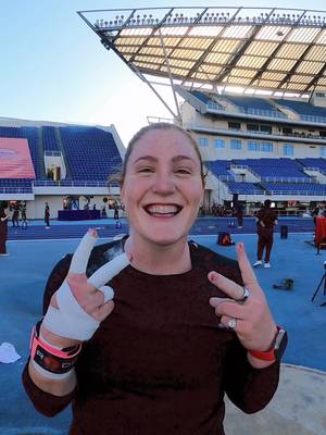 10 days out 🔥 Tokyo World Championships up next 🇯🇵 #shotputter #athletics 