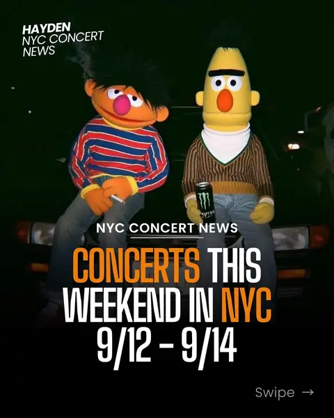 Not sure what to do in New York City this weekend? The answer is concerts babyyyy #thingstodoinnyc #concerts #nyc #nycconcert #creatorsearchinsights 