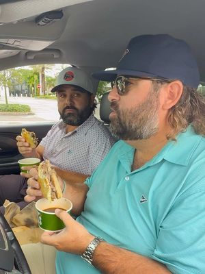 @joey.coldcuts finally taught @Fat Perez the art of the dip. Ciabatta Dippers, back at Panera now! 