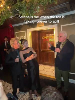 Selena is me when the tea is taking forever to spill #hulu #onlymurdersinthebuilding #selenagomez #OMITB @Only Murders In the Building @hulu 