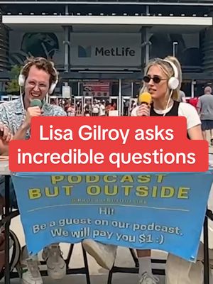 Lisa Gilroy asks incredible questions. Find out the answers on the newest episode of Podcast But Outside, cohosted by Lisa, filmed outside a Premier League football game. watch or listen now on YouTube and podcast apps! #podcast #premierleauge #futbol #Soccer #manchesterunited @Lisa Gilroy 