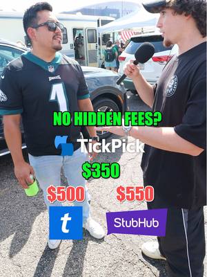 This is how much fans spent on Eagles tickets 👀 #nfl #nflfootball #philadelphiaeagles #gobirds #nfltiktok 