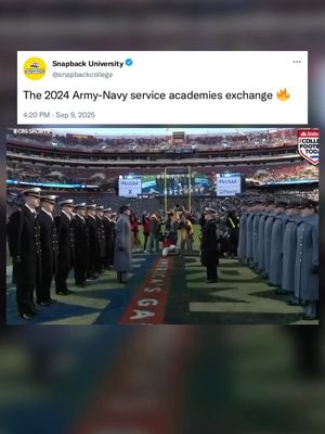 One of the coolest traditions in college football! 🔥 #cfb #college #football #collegefootball #army #navy #fyp #explore