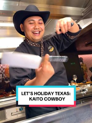 Dinner and a show(down). Texas, discover Kaito Teppanyaki on board MSC Seascape this November. #LetsHolidayTexas #MSCCruises 