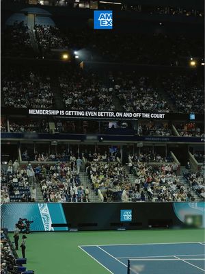 Closing out another incredible year for Amex Card Members at the @US Open. More coming soon with Amex.