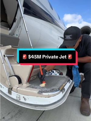 This is what a $21,000 day looks like as an aircraft detailer. People doubt our services and pricing, but everything we say is 100% true.  Unfortunately had to let my great employee of 6 years go because I couldn’t afford to pay him more than minimum wage.  #aircraftdetailing #detailing 