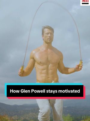 That's a great tip from Glen Powell's trainer.  #glenpowell #trainer #motivation 