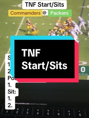 Game Should be Elite. #NFL #fantasyfootball #commanders #packers #tnf 