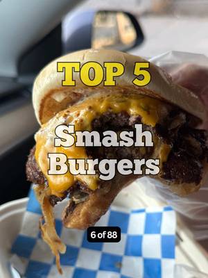 Top 5 Smash Burgers in LA! Did I miss your favorite spot? (Item 6 of 88) I’m sharing 88 food items and my Top 5 spots for each 😅 Prev: Banh Mi’s Next: Non Smash Burgers! What item do you want to see next?? #lafood #foodguide #burgers #smashburgers #burger