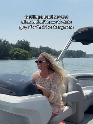 It had to be done 🤣  psa - I get my boat from @Freedom Boat Club of West MI !! Boat club membership>>>
