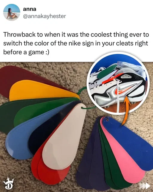 Nike please bring these back ‼️ #nike #nostalgia #memories #sports #football (H/T annakeyhester/X)