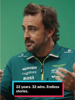 22 years. 32 wins. Endless stories.   Sit down with @Fernando Alonso for an intimate look at the moments that have defined his legendary F1 career so far, with Maaden. #AstonMartinF1 #F1 #FernandoAlonso #FormulaOne #Formula1 