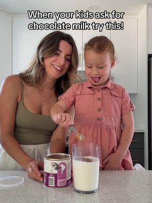 When my 4-year-old asks for chocolate milk… this is what I make 🥛🍫 A healthier version that tastes way better than store-bought (and no weird additives 👏). ✨ Save this one for your kiddos (or yourself 😉) Homemade Chocolate Milk Recipe 2 cups milk (any kind but I like A2 dairy milk)  2 tsp cocoa powder (unsweetened)  1 Tbsp maple syrup Pinch of sea salt ½ tsp vanilla 1 scoop unflavoured collagen powder (optional, but makes it extra nourishing ✨) 👉 Just whisk or blend everything until smooth and frothy. Enjoy! 💕 . . . #HealthyKidsSnacks #HomemadeChocolateMilk #ToddlerMealIdeas #PickyEaterTips #BackToSchoolSnacks