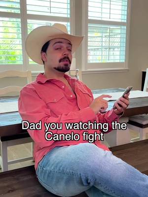 When your dad thinks he can beat Canelo in the fight on September 13th. Are you watching #CaneloCrawford live on @Netflix ? #NetflixPartner 