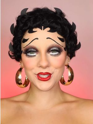 Day 24 - Who remembers my Betty Boop makeup transformation?! This was such a fun look to recreate, the hair turned out so well ❤️  #MyTop31 #bettyboop #makeuptransformation #cosplay 