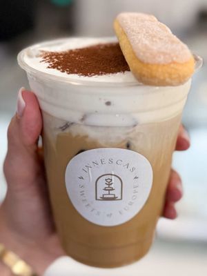 Brand new European bakery/cafe in Matthew’s, NC!  The tiramisu latte is EVERYTHING!!! 215 N Ames St  #clt #cltfoodgirl #bakery #grandopening #charlottenc 