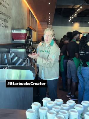 Another week of college football is back 🏈🔥 Game Day doesn’t start for JD until he has a PSL in hand plus some new friends by his side Sanaa Hebron, Jordyn Kee & Devin Hester 🙌 #StarbucksCreator