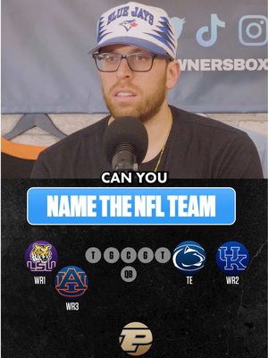 Can you name this NFL team base on where their skill players played in COLLEGE? #CollegeFootball #college #ncaafootball 
