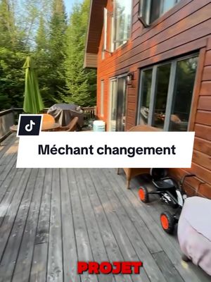 Méchant changement de mon patio ⛱️