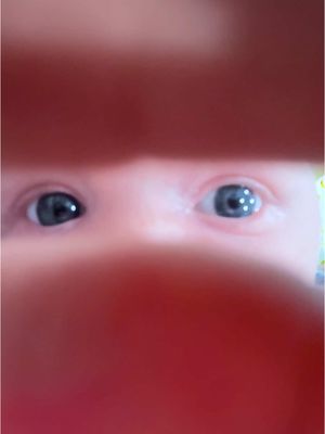 One month of these ocean eyes 💙 #newborn #babyboy 
