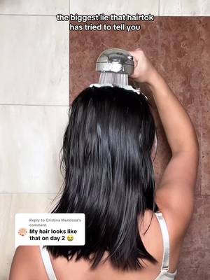 Replying to @Cristina Mendoza today is the day of exposing hairtok ✨👏🏼 #hairtok #hairgrowth #oilyhair #healthyhair #haircareroutine @GarnierUSA @Dove Beauty & Personal Care 
