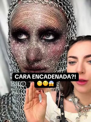Cara llena de CADENAS?! ⛓️ reto aceptado 🧐 ib @kate’s jamboree #makeuphacks #makeup #maquillaje 
