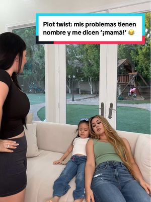 Plot twist: mis problemas tienen nombre y me dicen ‘¡mamá!’ 😂⚡️ @Nikki v #theaguilars #glambycandy #candyaguilar #hija #mama 